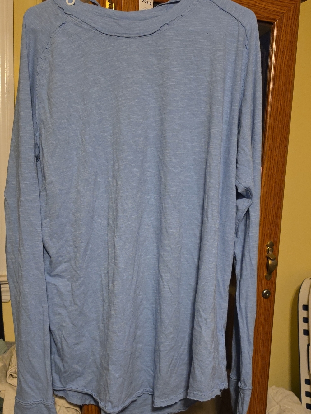 We The Free Pale Blue Long Sleeve Tee